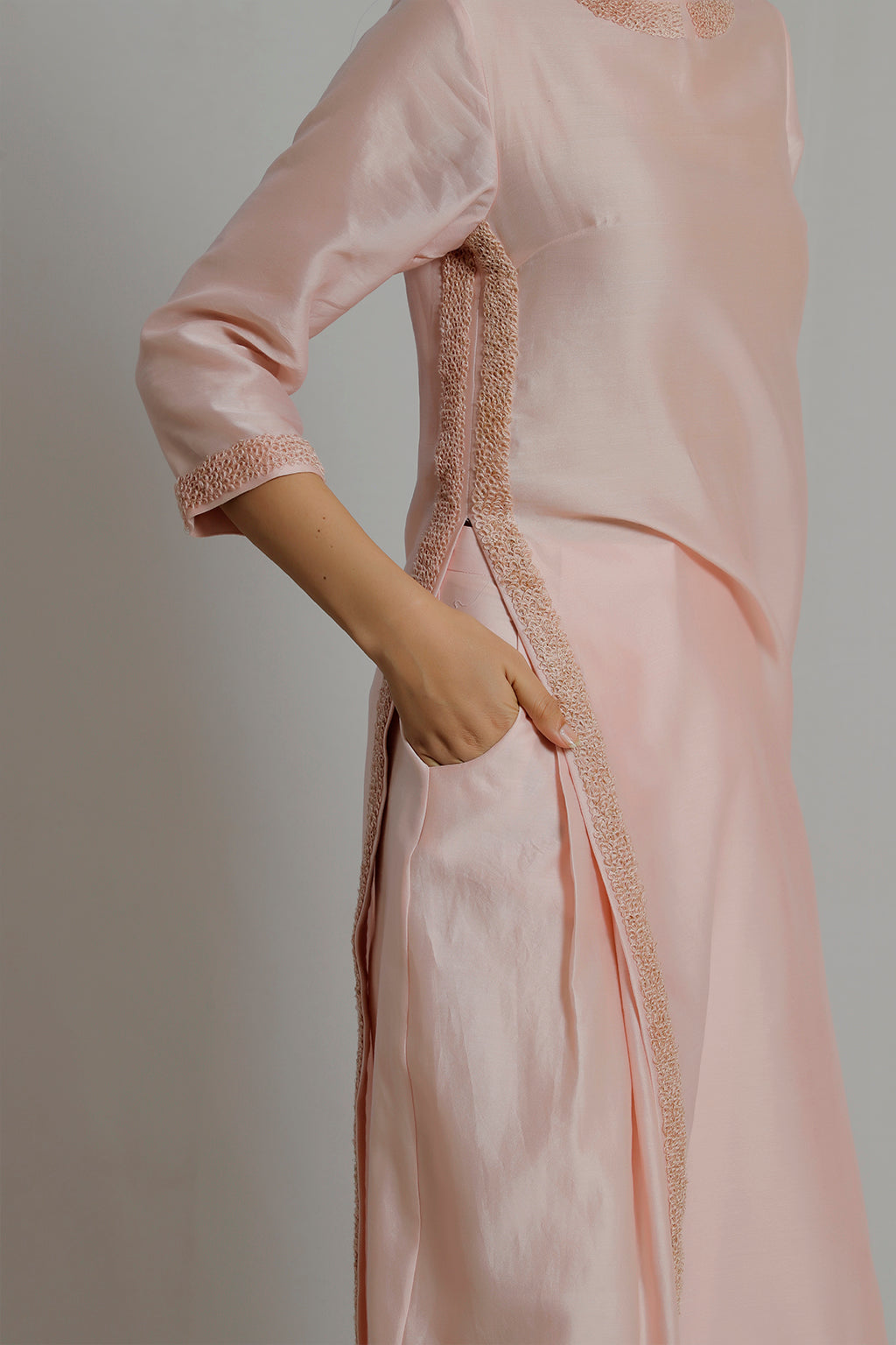 Single Slit Kurta - Dhi