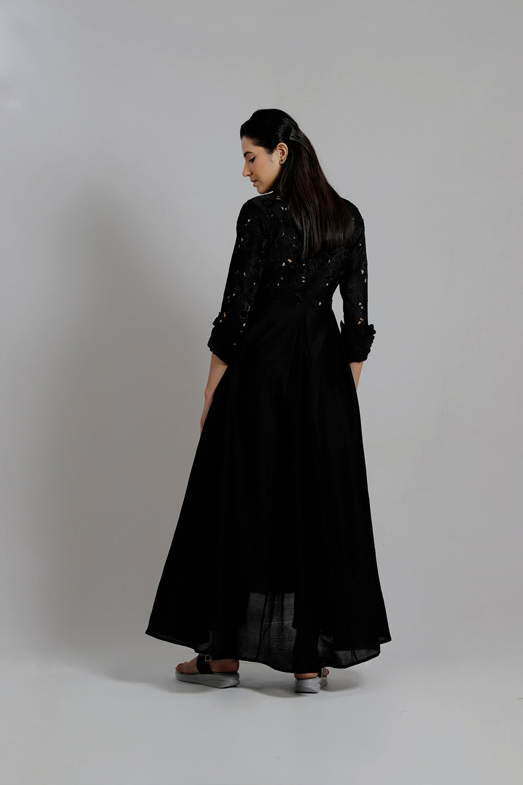 Embroidered Trench Dress - Dhi