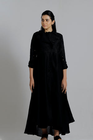 Embroidered Trench Dress - Dhi