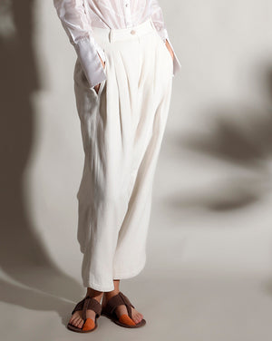 Tapered Cropped Salwar Pants - Dhi