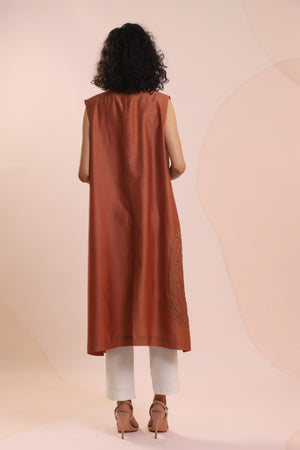 Sleeveless Long Pullover - Dhi